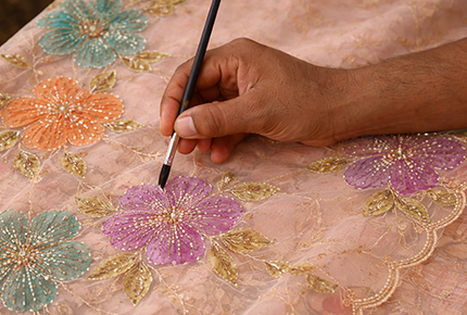 Artisanal Hand Painted